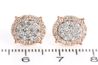 0.77ct Diamond Earrings - 2