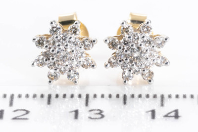 0.58ct Diamond Earrings - 2