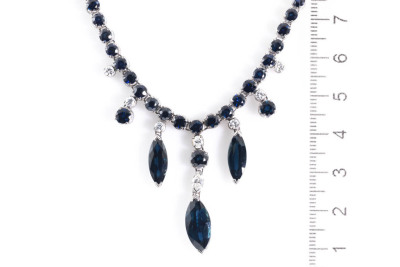 18.14ct Sapphire and Diamond Necklace - 3