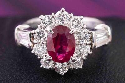 1.66ct Ruby and Diamond Ring - 8