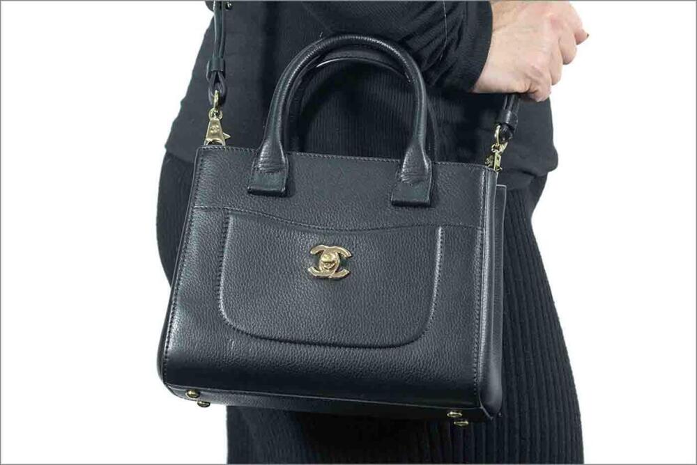 Chanel Grained Calfskin Mini Neo Executive Tote