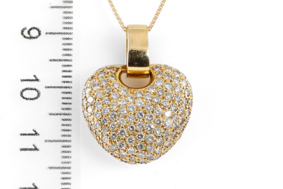 2.02ct Diamond Heart designed Pendant - 3