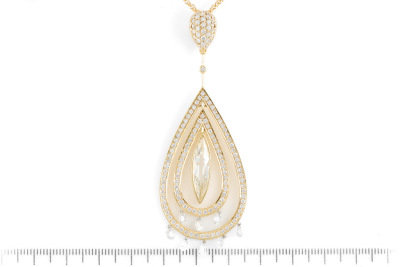 4.96ct Diamond Dress Pendant - 2