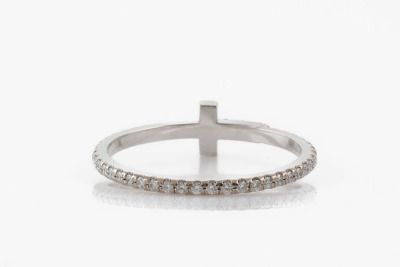 Tiffany & Co. T Diamond Wire Band Ring - 2
