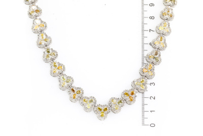 22.61cts Fancy Colour Diamond Necklace - 6