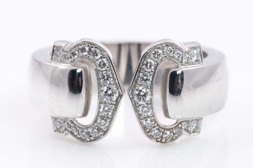 Cartier Boucle C2 Diamond Ring