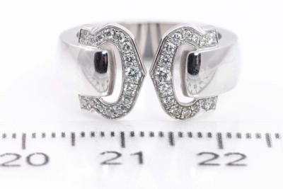 Cartier Boucle C2 Diamond Ring - 3