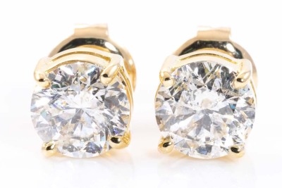 3.07ct Diamond Studs GSL I-K P2