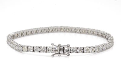 8.67ct Diamond Tennis Bracelet - 4