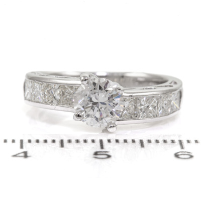 1.03ct Centre Diamond Ring GSL - 2