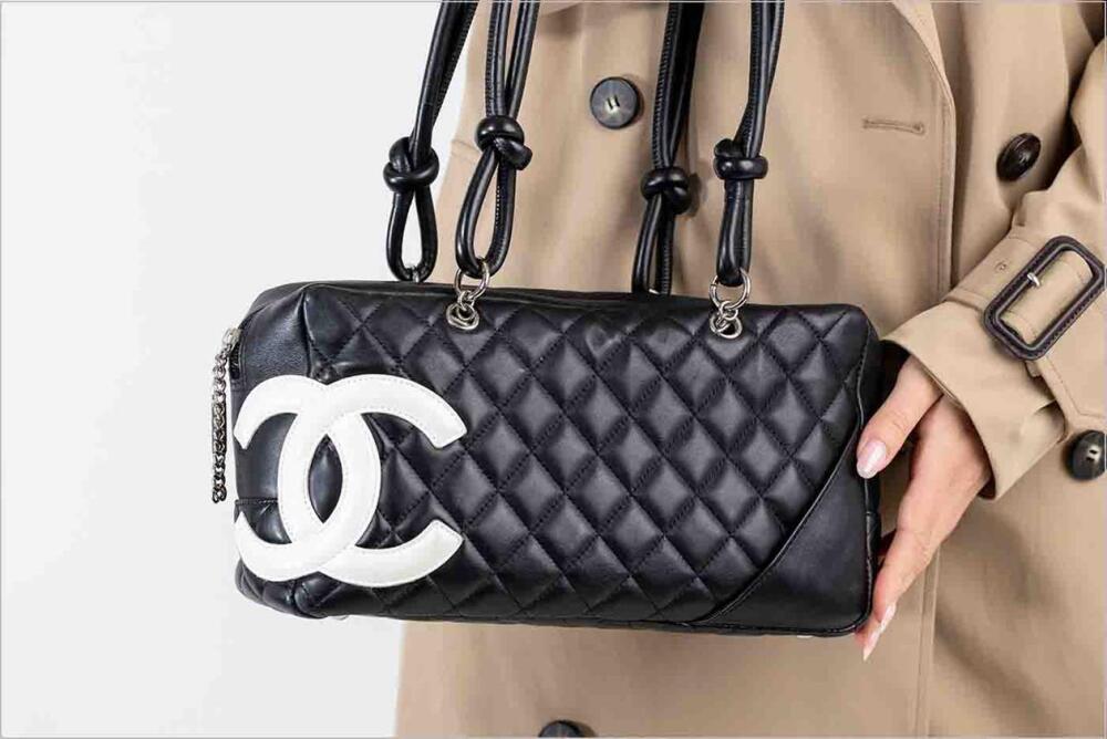 Chanel White Quilted Leather Cambon Ligne Bowler Bag For Sale at 1stDibs  chanel  cambon white, chanel cambon bowler bag, chanel cambon bowling bag