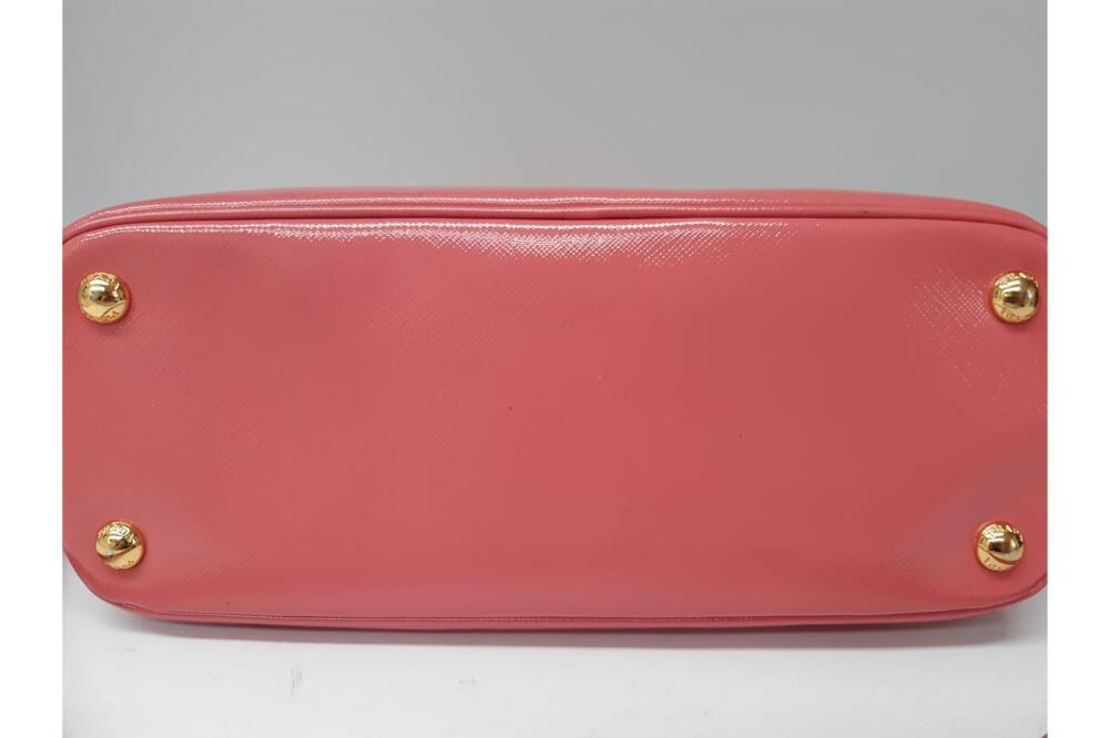 Prada, Bags, Prada Saffiano Vernice Frame Bag In Red