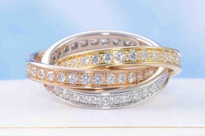 Cartier Trinity Diamond Ring - 10