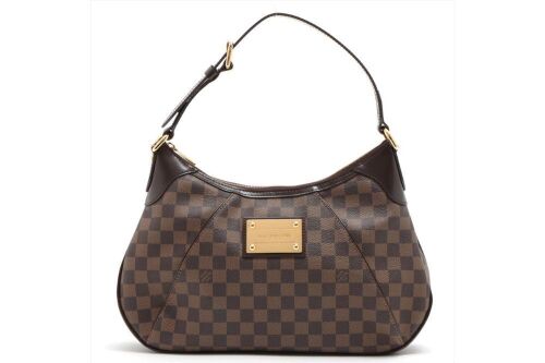 LOUIS VUITTON Damier Ebene Thames GM Shoulder Bag