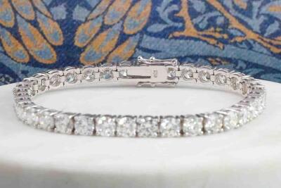 14.59ct Diamond Tennis Bracelet - 7