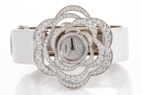 Chanel camelia clearance watch