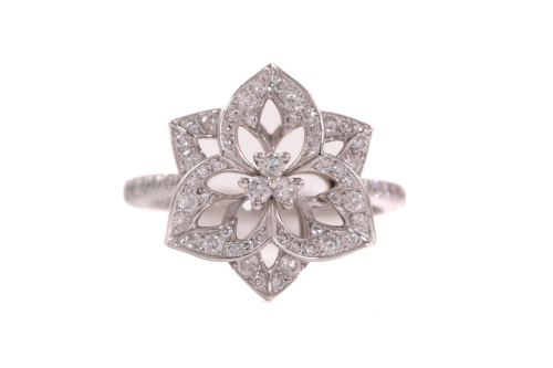 Boucheron Flower Diamond Cocktail Ring