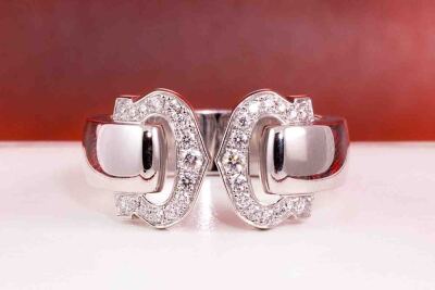 Cartier Boucle C2 Diamond Ring - 8