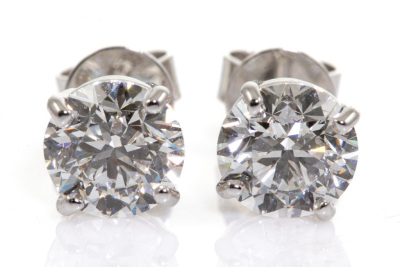 2.00ct Diamond Studs GIA E VS2