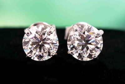 2.00ct Diamond Studs GIA E VS2 - 7