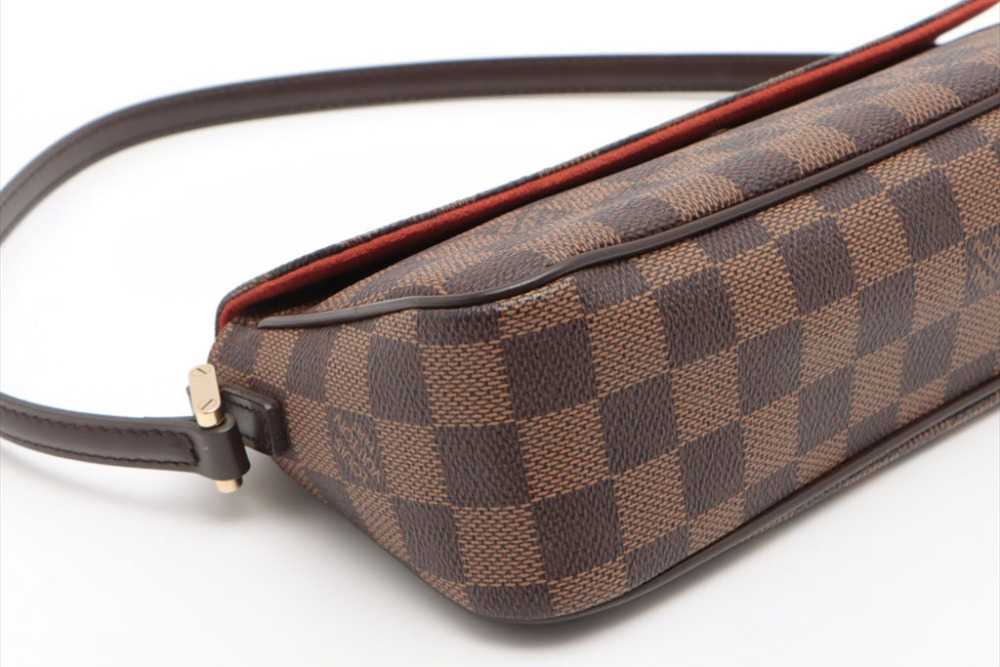 Pre-Owned Louis Vuitton Recoleta Damier Ebene Brown Shoulder Bag