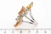 Multi-coloured Sapphire and Diamond Ring - 3