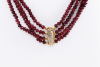 Ruby Bead Necklace - 2