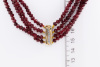 Ruby Bead Necklace - 4