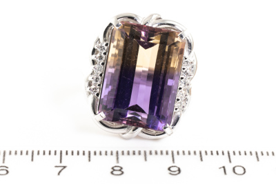 20.34ct Ametrine and Diamond Ring - 2