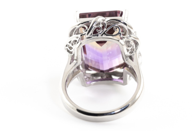 20.34ct Ametrine and Diamond Ring - 4