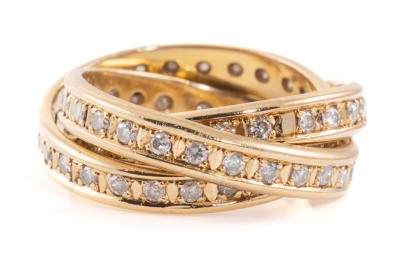 1.02ct Diamond Russian Wedding Ring