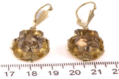 7.50ct Quartz Earrings - 2