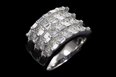 3.00ct Diamond Dress Ring 17.3g - 3