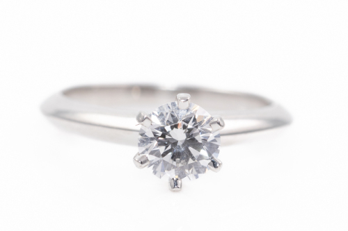 0.65ct Tiffany & Co. Solitaire E VVS1