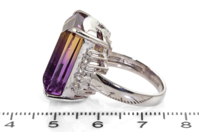 20.62ct Ametrine and Diamond Ring - 3
