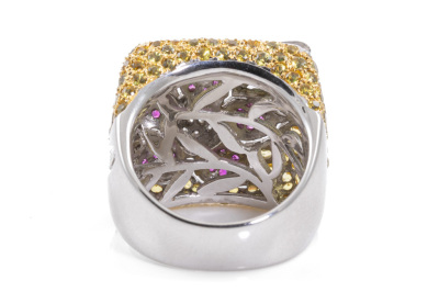Mixed Gemstone and Diamond Ring - 5