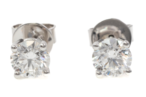 0.80ct Diamond Studs GIA E SI1