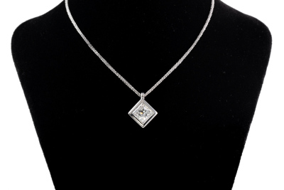 2.02ct Diamond Solitaire Pendant GIA - 7