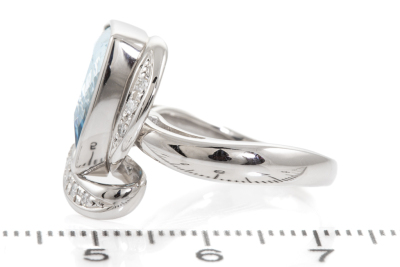 3.48ct Aquamarine & Diamond Ring - 3