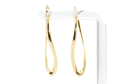 Tiffany & Co. Open Heart Hoop Earrings