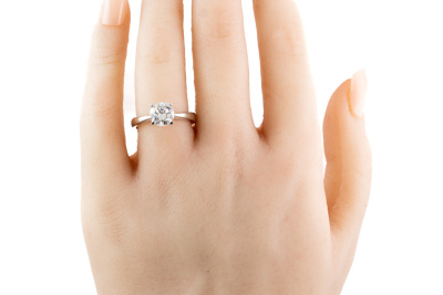 1.59ct Diamond Solitaire Ring GSL - 4