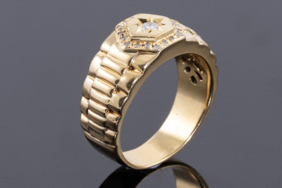 0.20cts Diamond Mens Ring - 5