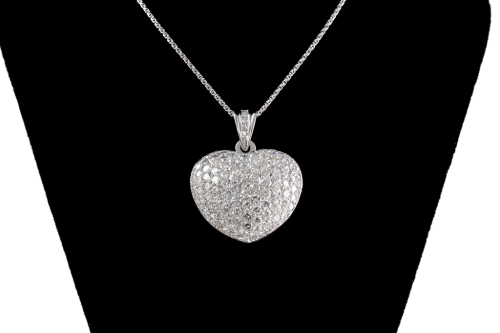5.00ct Diamond Heart Pendant