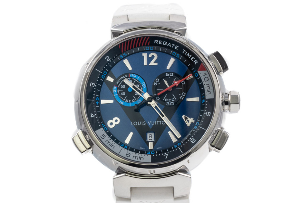 LOUIS VUITTON Tambour Regatta Chronograph Q102D Quartz Stainless