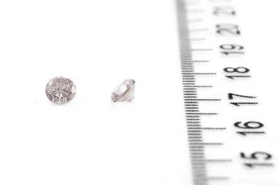 0.65ct Pair of Diamonds Light Pink GIA - 6