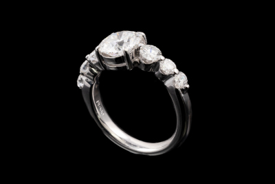 1.51ct Centre Diamond Ring GIA D SI2 - 7