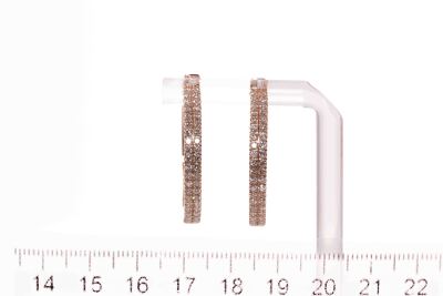 1.52ct Diamond Hoop Earrings - 2