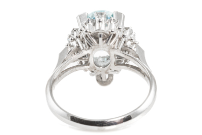 1.54ct Aquamarine and Diamond Ring - 3