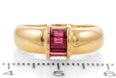 Tiffany & Co. Stacking Band Ruby Ring - 2