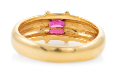 Tiffany & Co. Stacking Band Ruby Ring - 4